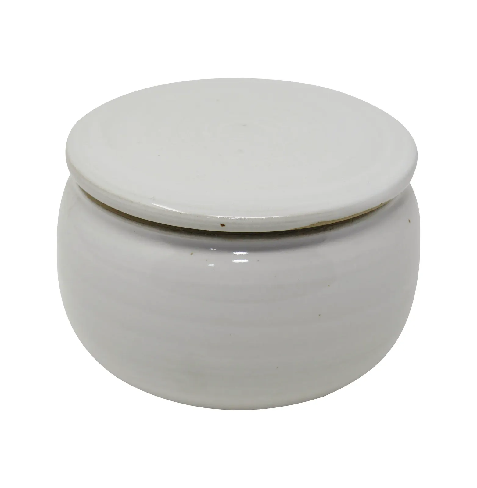 Butterdose Creme Weiß