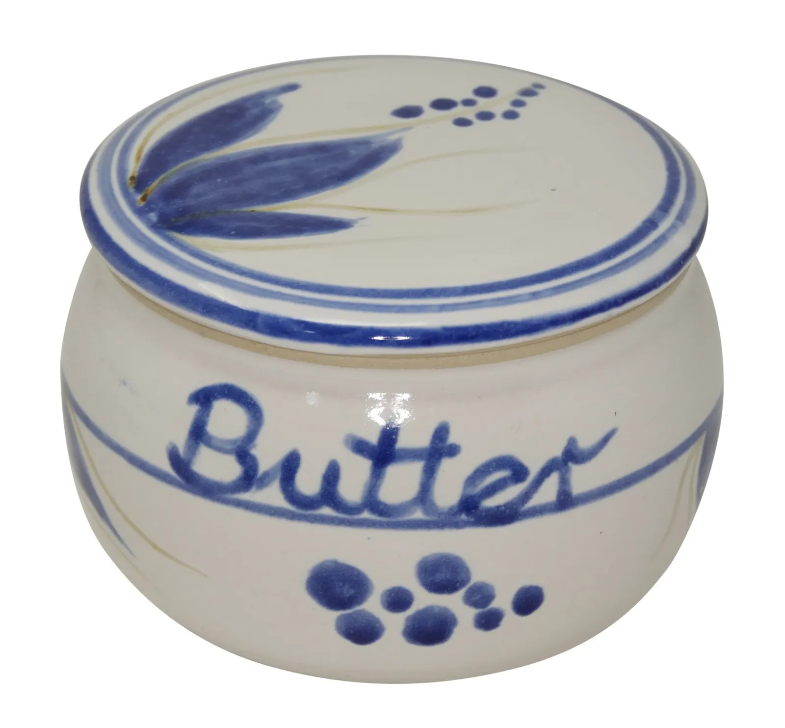 Butterdose Butterdekor ohne Henkel