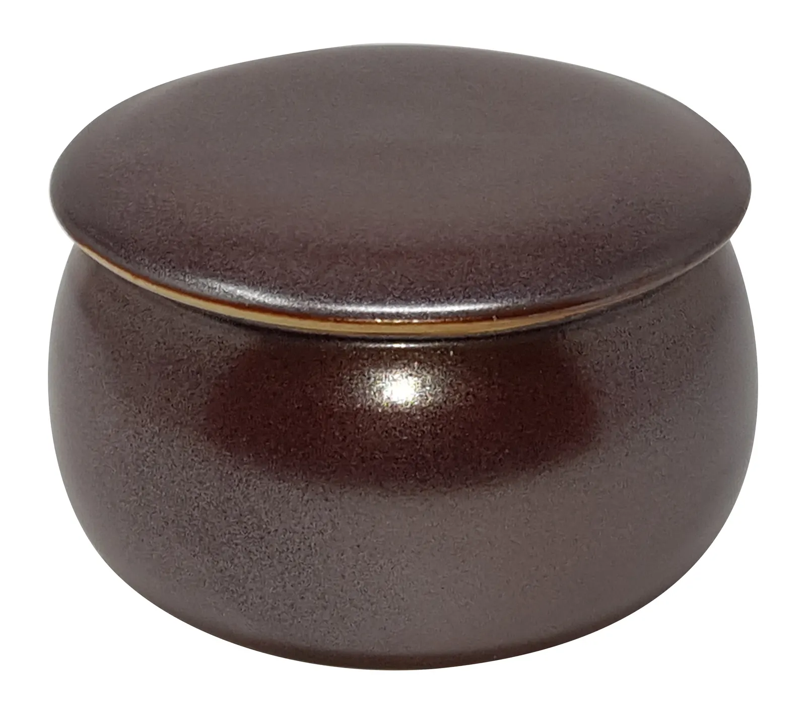 Butterdose Tenmoku Rotbraun Seidenmatt